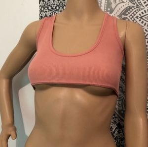 Peach Underboob top XS/Small/US 2/UK 6/EUR 34